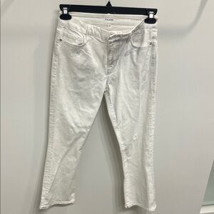 Frame Denim Women's Flare White Jeans